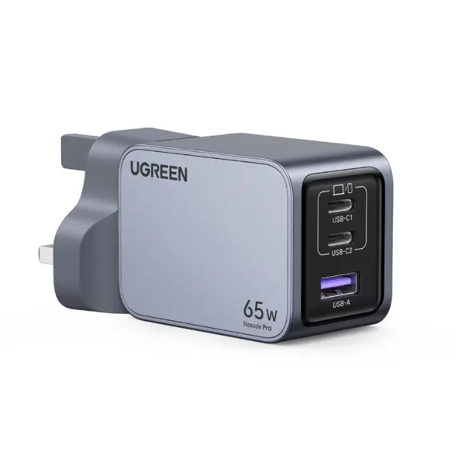 Ugreen 25872 Nexode Pro X755 65W PD GaN Fast Charger (2C1A) with 100W USB-C to USB-C Cable - photo 2 - Shopo.lk