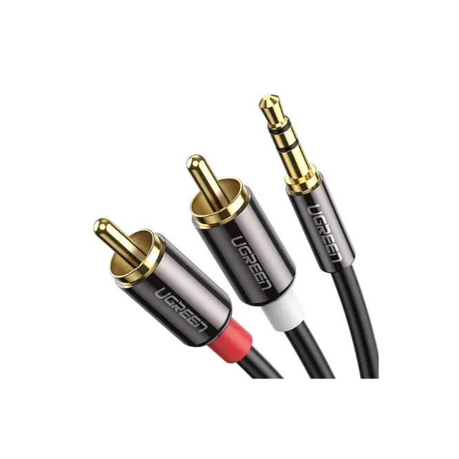 UGREEN 3.5mm Male To 2 RCA Male Cable 3m - 10590 - Shopo.lk Sri Lanka