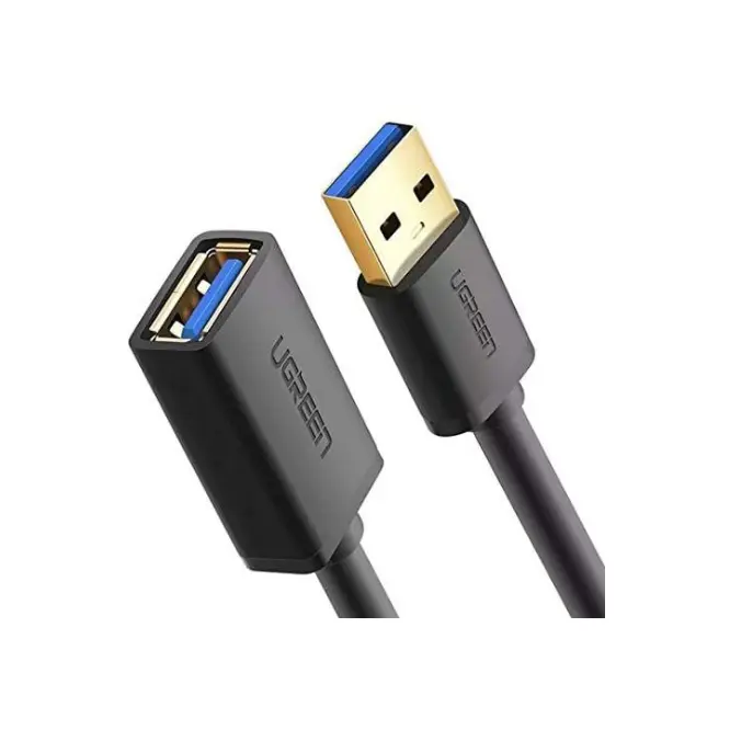 UGREEN 30127 USB 3.0 Extension Male Cable 3m - Black - Shopo.lk Sri Lanka