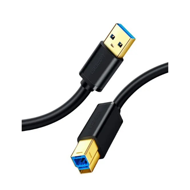 UGREEN 30753 USB 3.0 AM To BM Print Cable 1M - Black - Shopo.lk Sri Lanka