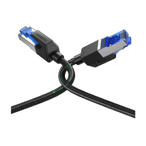 UGREEN 30795 10m Cat8 Pure Copper Ethernet Cable Braided - Black - Shopo.lk Sri Lanka