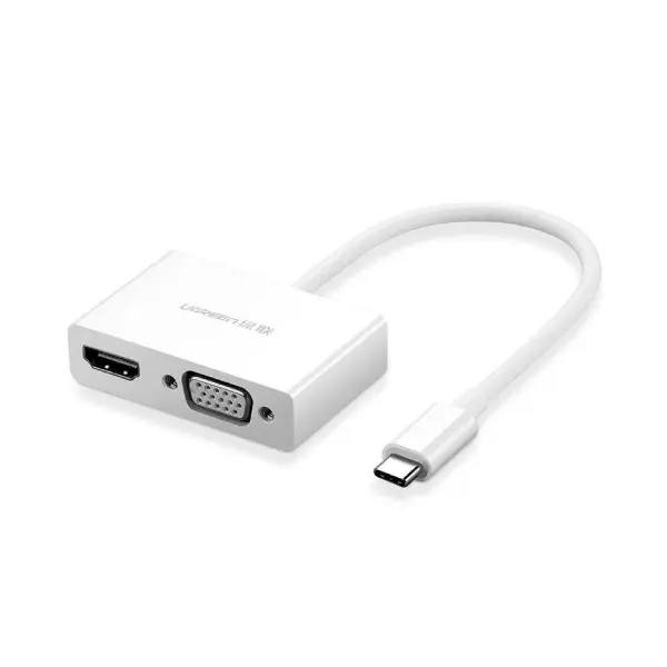 UGREEN 30843 USB Type C To HDMI+VGA Converter - Shopo.lk Sri Lanka