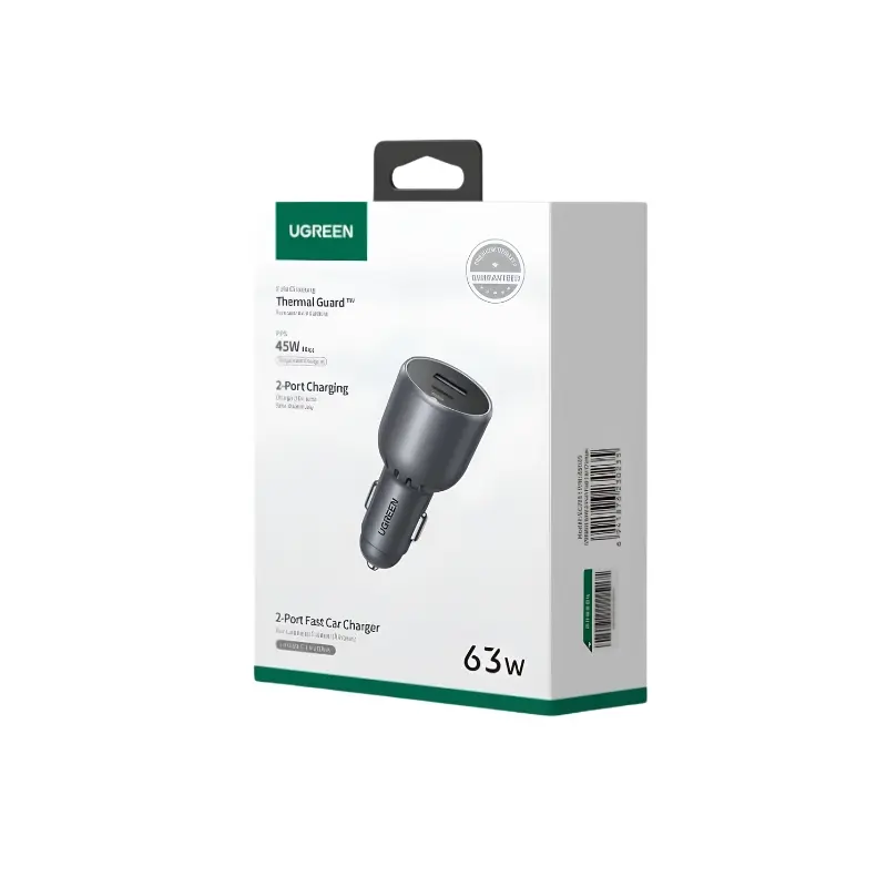 UGREEN 35023 63W 2-Port Fast Car Charger - Shopo.lk Sri Lanka