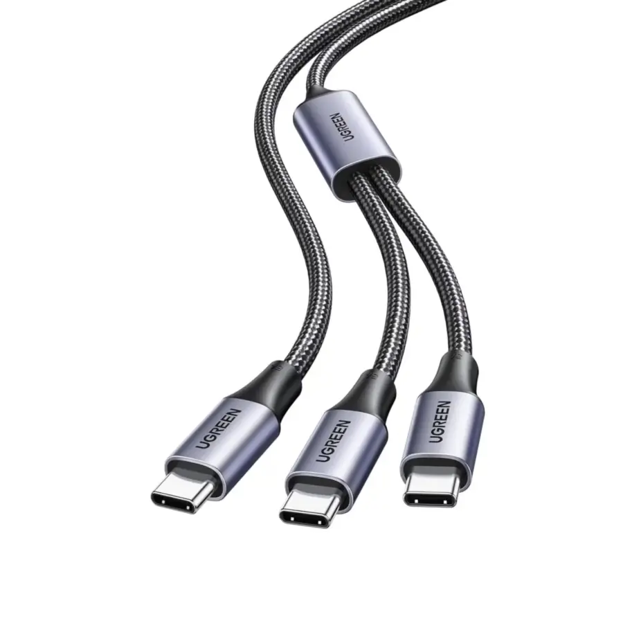 UGREEN 35087 2-in-1 100w Type-C Universal PD Fast Charging Cable 1.5m - Shopo.lk Sri Lanka