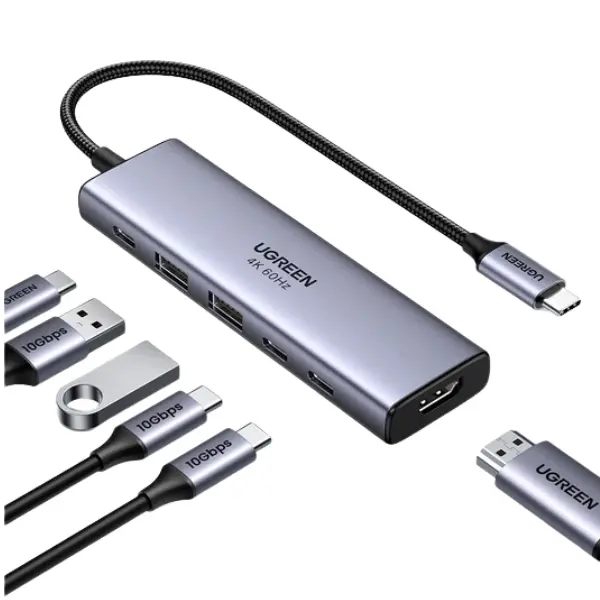 UGREEN 35999 6‑in‑1 USB‑C Hub Adapter - Shopo.lk Sri Lanka