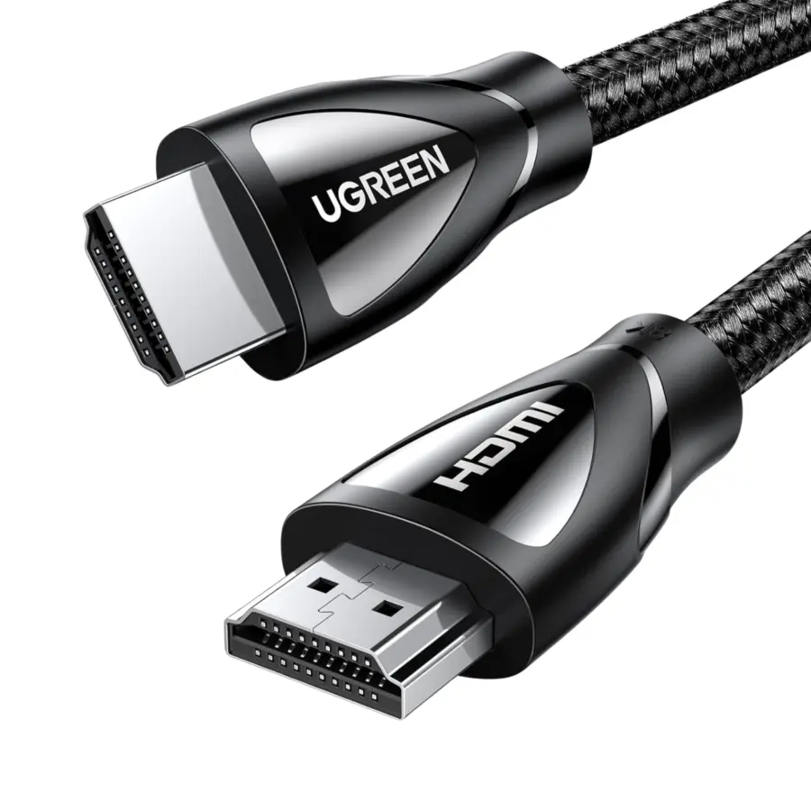 UGREEN 40300 HDMI Male To Male Braided Cable 0.5m - Shopo.lk Sri Lanka