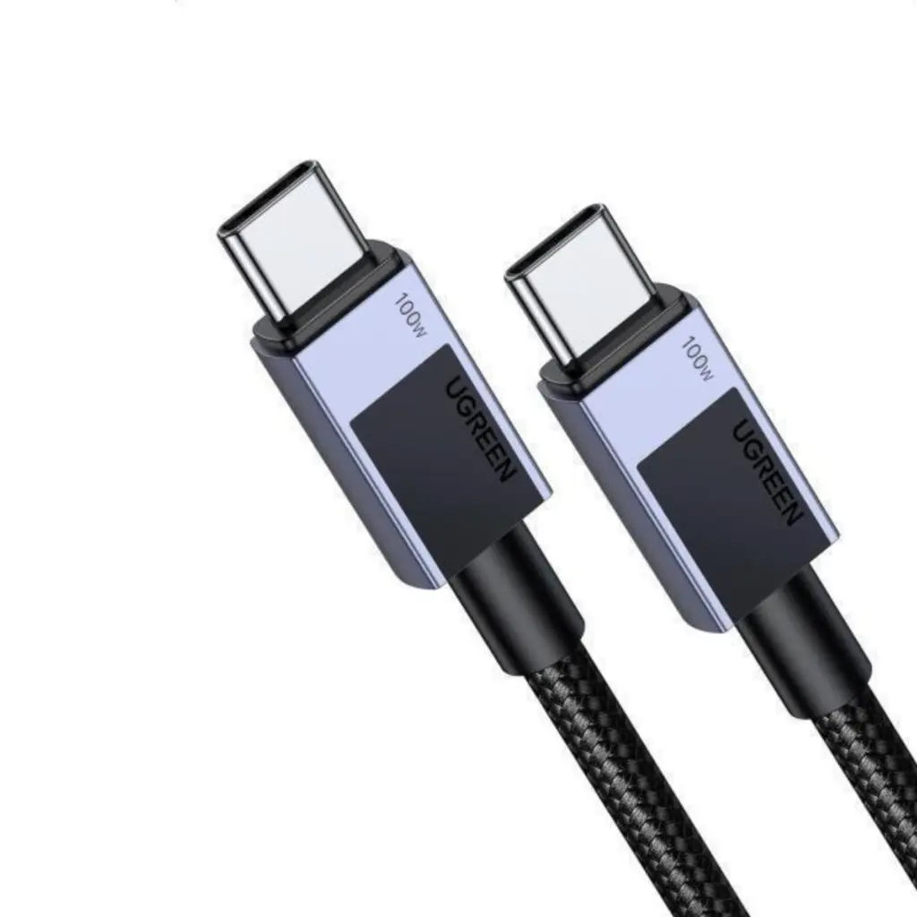 UGREEN 45063 Type-C To Type-C Fast Charging Cable 1m Space Gray - Shopo.lk Sri Lanka