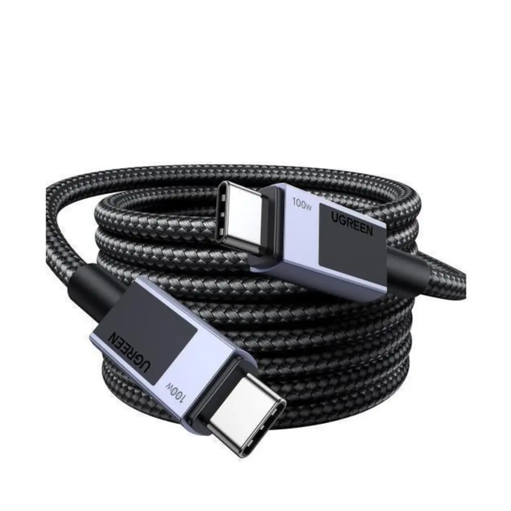 UGREEN 45063 Type-C To Type-C Fast Charging Cable 1m Space Gray - Shopo.lk Sri Lanka