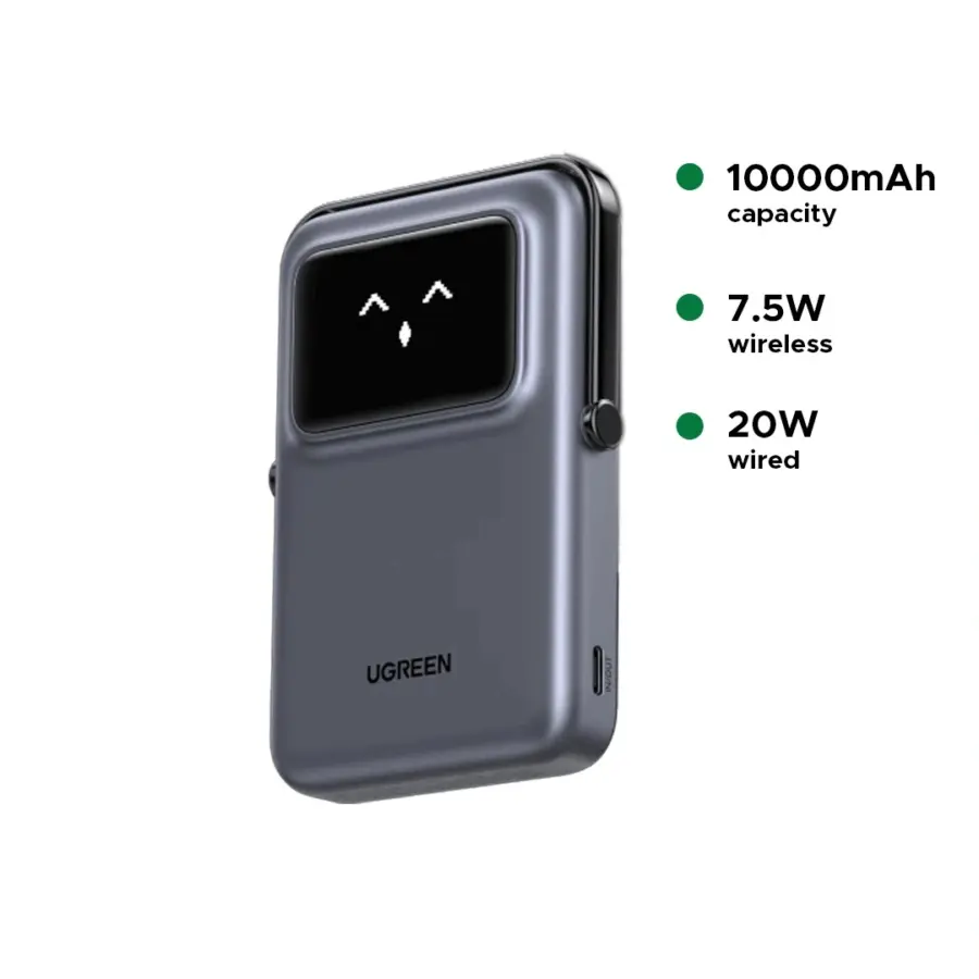 Ugreen 45327 Uno 20W 10000MAH Wireless Powerbank - Shopo.lk Sri Lanka