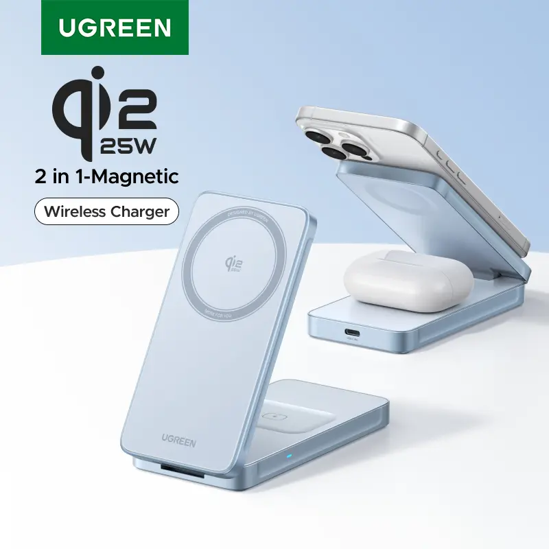 Ugreen 45329 Uno 20W QI2 20W 10000MAH Magnetic Wireless Powerbank - Shopo.lk Sri Lanka