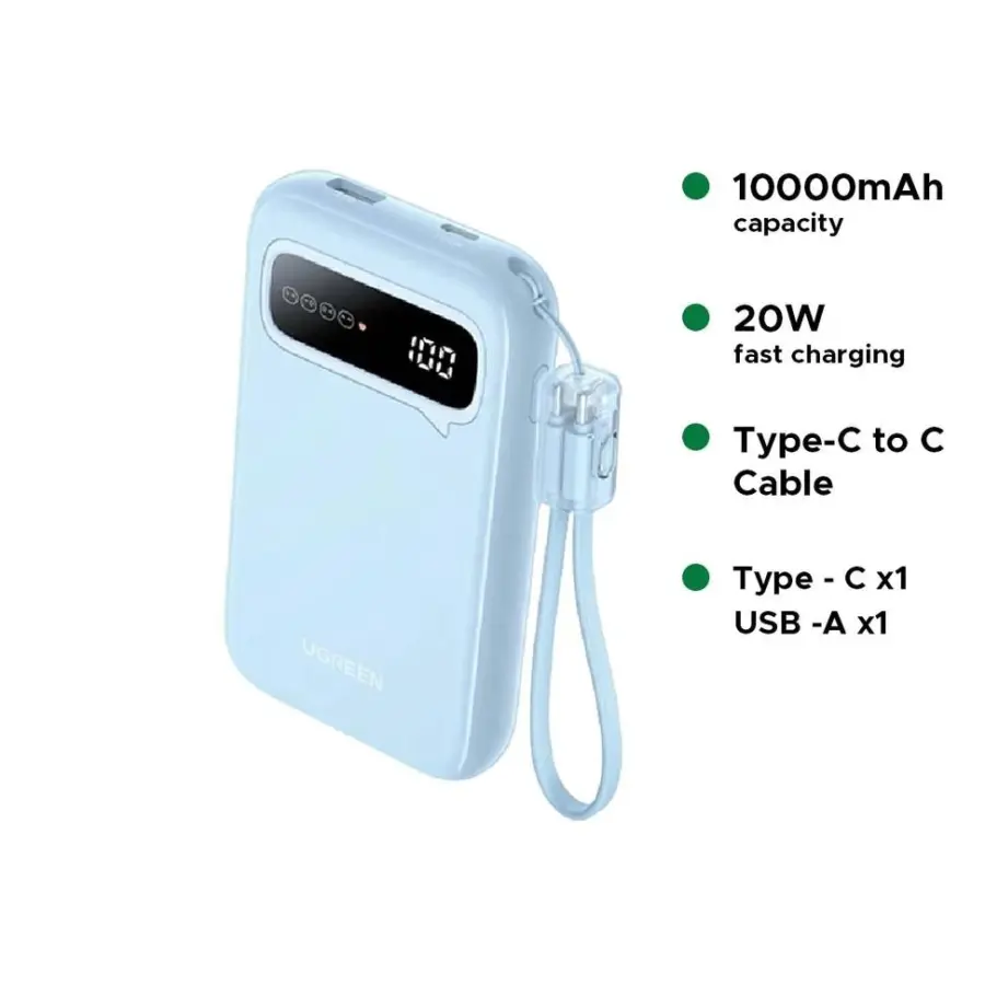 UGREEN 45423B 20W 10000 Power Bank - Shopo.lk Sri Lanka