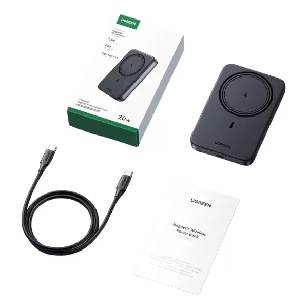 UGREEN 45763 10000mAh Magnetic Wireless Power Bank - Shopo.lk Sri Lanka