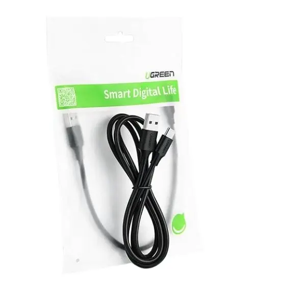 UGREEN 60115 USB-A to USB-C Fast Charging Cable 0.5M - Shopo.lk Sri Lanka