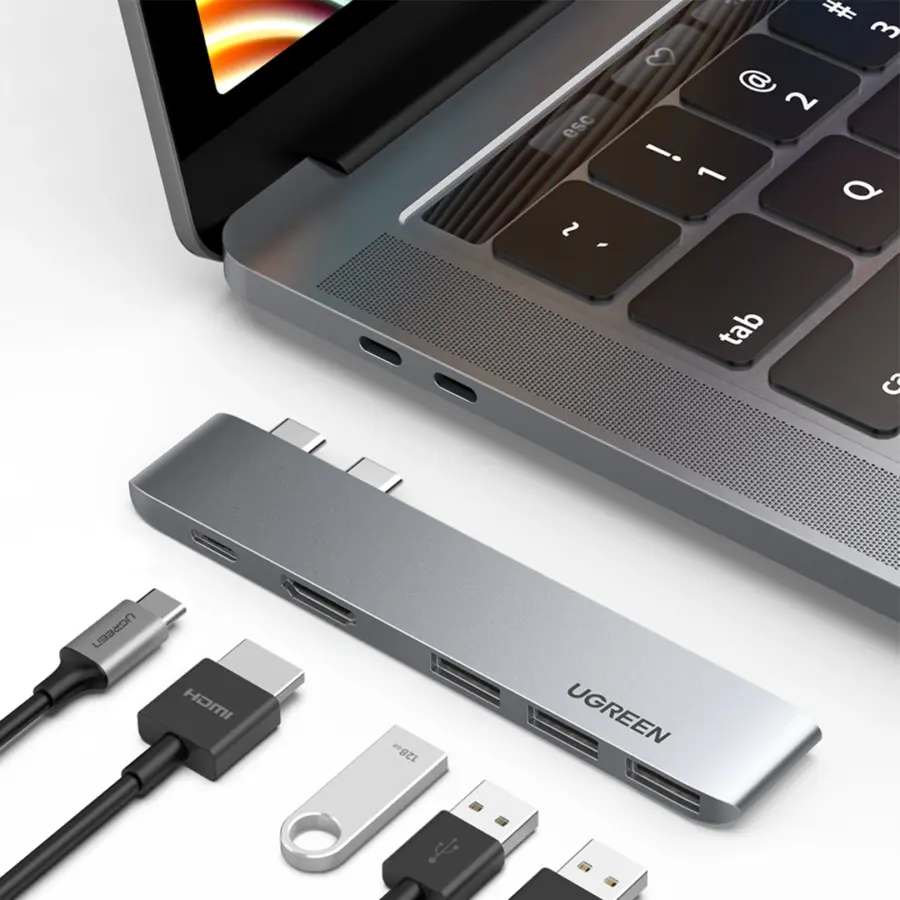UGREEN 60559 5-in-1 USB-C Hub Adapter - Shopo.lk Sri Lanka