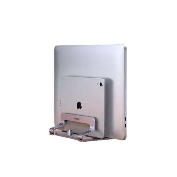 UGREEN 60643 Vertical Dual Slot Laptop Stand for Desk - Shopo.lk Sri Lanka