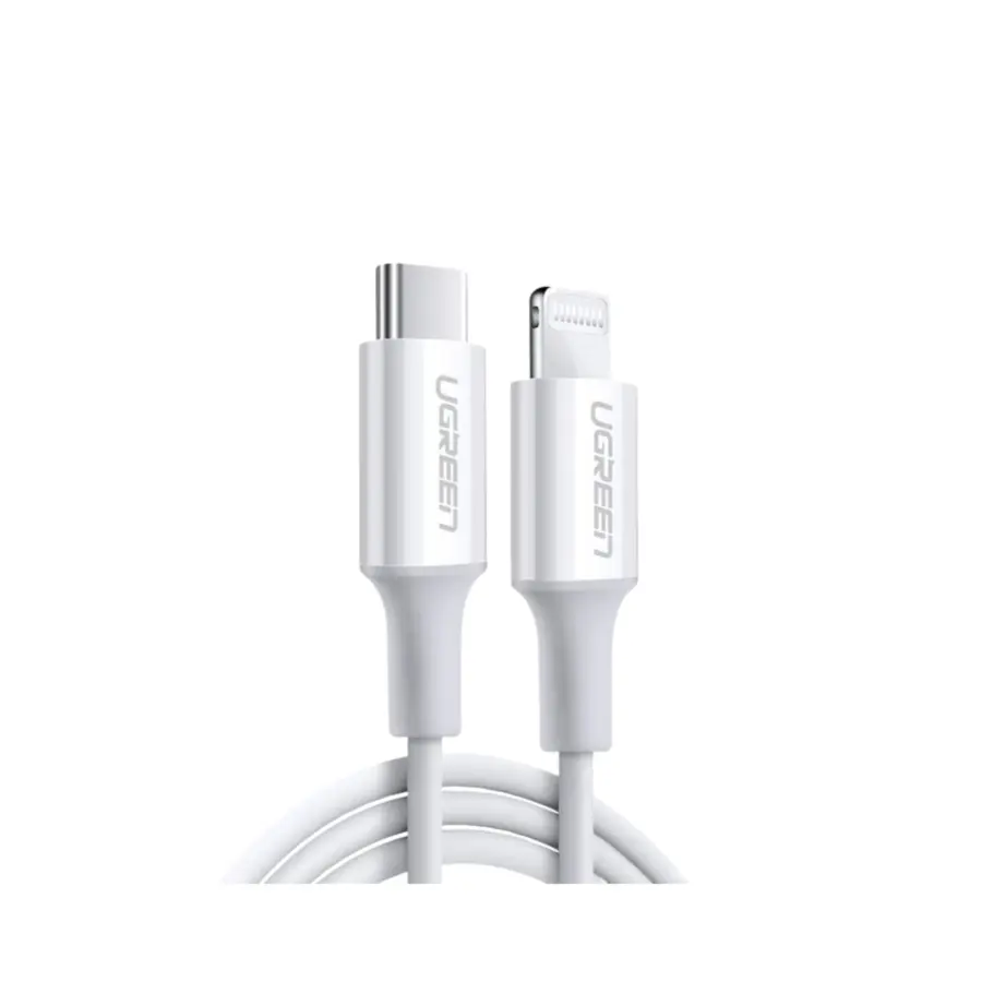 UGREEN 60749 USB-C to Lightning Cable 2M – White - Shopo.lk Sri Lanka