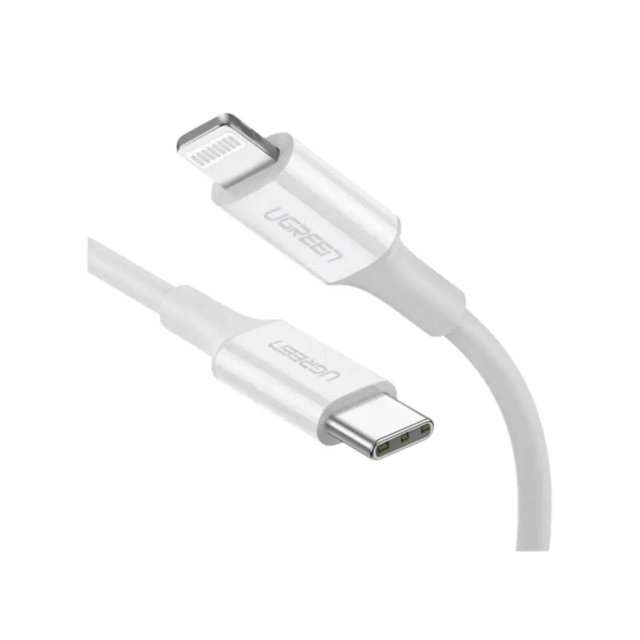 UGREEN 60749 USB-C to Lightning Cable 2M – White - Shopo.lk Sri Lanka