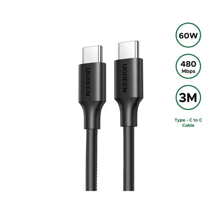 UGREEN 60788 C-C 2.0 3A Cable 3M - Shopo.lk Sri Lanka