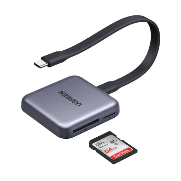 UGREEN 65095 3-in-1 Magnetic USB-C Card Reader - Shopo.lk Sri Lanka