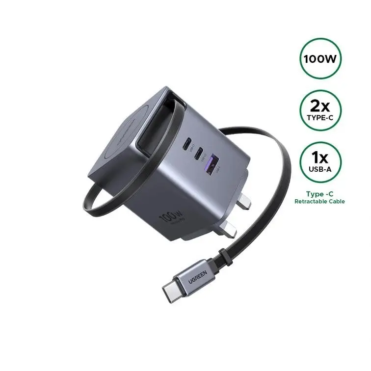 UGREEN 65829 100W GAN Fast Charger with - Shopo.lk Sri Lanka