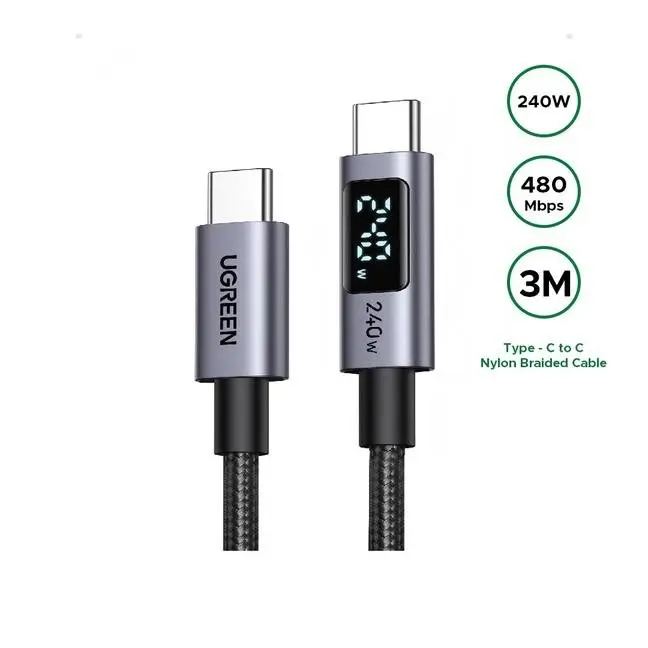 UGREEN 65868 240W C-C Smart Digital - Shopo.lk Sri Lanka