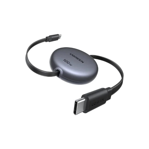 UGREEN 65905 100W USB-C to USB-C Retractable Fast Charging Cable 1m – photo 1