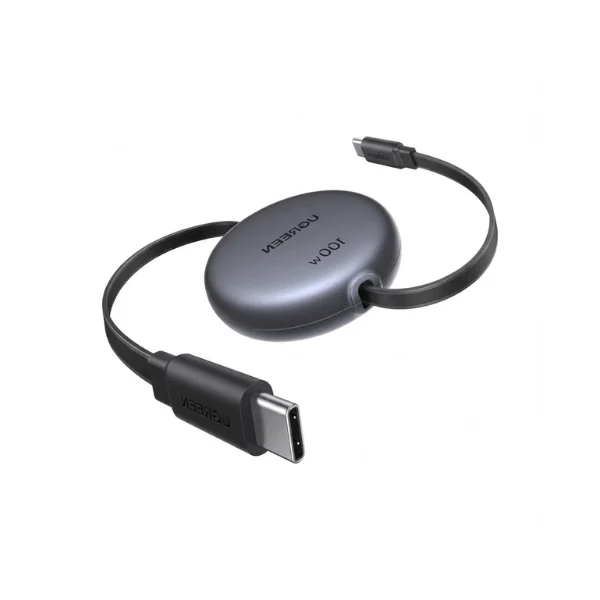 UGREEN 65905 100W USB-C to USB-C Retractable Fast Charging Cable 1m – photo 3