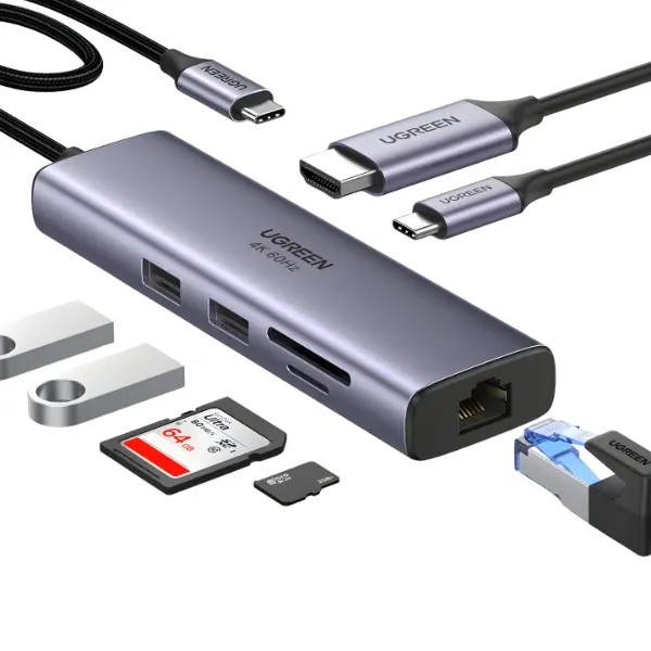 UGREEN 7-in-1 USB-C Hub (45521) - Shopo.lk Sri Lanka