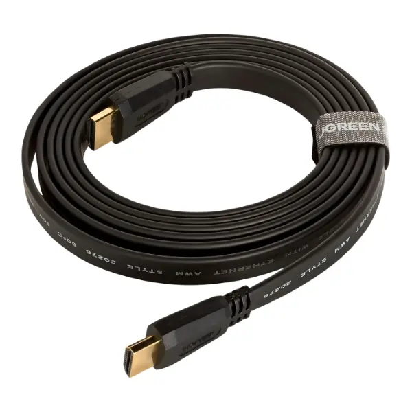 UGREEN 70159 HDMI Flat Cable 2M – Black - Shopo.lk Sri Lanka