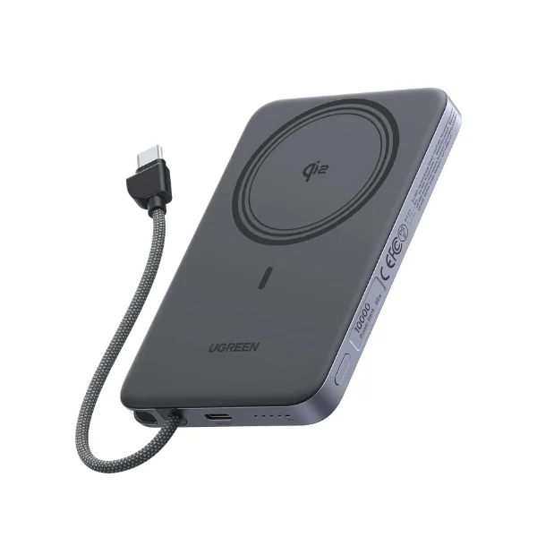 UGREEN 75982B MagFlow Air 10000mAh 15W Magnetic Power Bank - Shopo.lk Sri Lanka