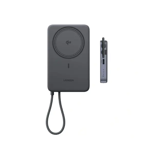 UGREEN 75982B MagFlow Air 10000mAh 15W Magnetic Power Bank - Shopo.lk Sri Lanka