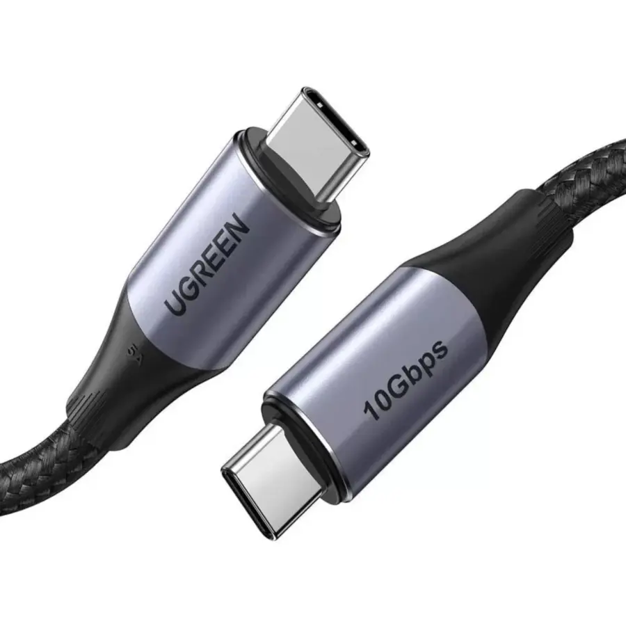 UGREEN 80150 USB 3.2 Gen Type-C to Type-C Cable 1m Black - Shopo.lk Sri Lanka