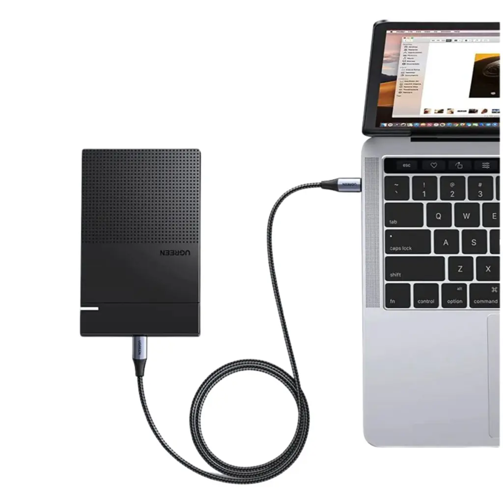 UGREEN 80150 USB 3.2 Gen Type-C to Type-C Cable 1m Black - Shopo.lk Sri Lanka