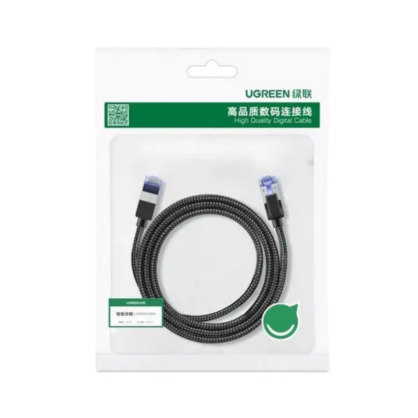 UGREEN 80429 Cat8 1m 40Gbps 2000MHz F/FTP RJ45 Patch Ethernet Cable - Shopo.lk Sri Lanka