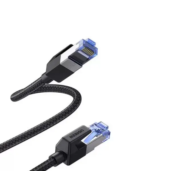 UGREEN 80431 Cat8 Shielded Round Braided Cable Modular Plugs 2m - Shopo.lk Sri Lanka