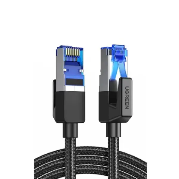 UGREEN 80431 Cat8 Shielded Round Braided Cable Modular Plugs 2m - Shopo.lk Sri Lanka