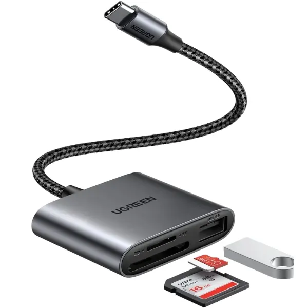 UGREEN 80798 USB-C Multifunction Card Reader - Shopo.lk Sri Lanka