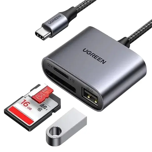 UGREEN 80798 USB-C Multifunction Card Reader - Shopo.lk Sri Lanka