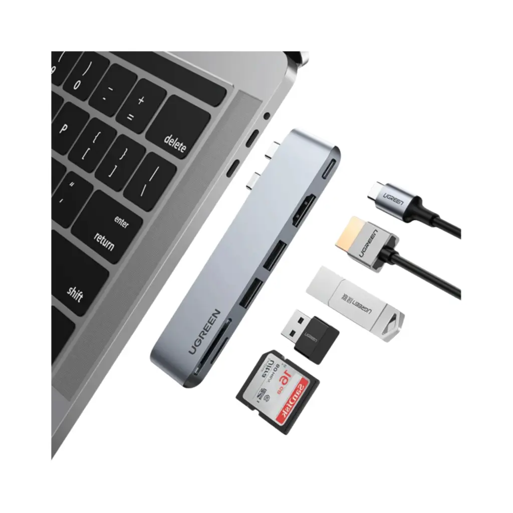 UGREEN 80856 6-in-1 USB-C Hub Adapter - Shopo.lk Sri Lanka