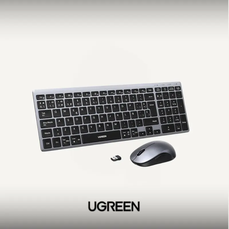 UGREEN 85513 Wireless Keyboard and Mouse Combo MK552 - Shopo.lk Sri Lanka
