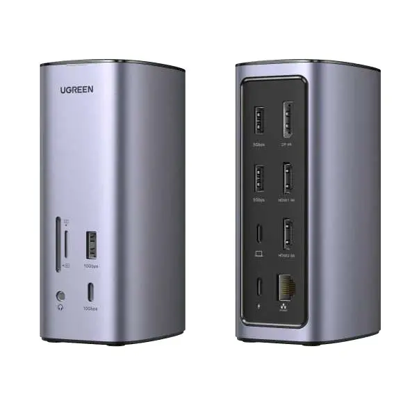 UGREEN 90325 USB-C Multifunction Docking Station 12 in 1 (mst for All PC Os) CM555 - Shopo.lk Sri Lanka