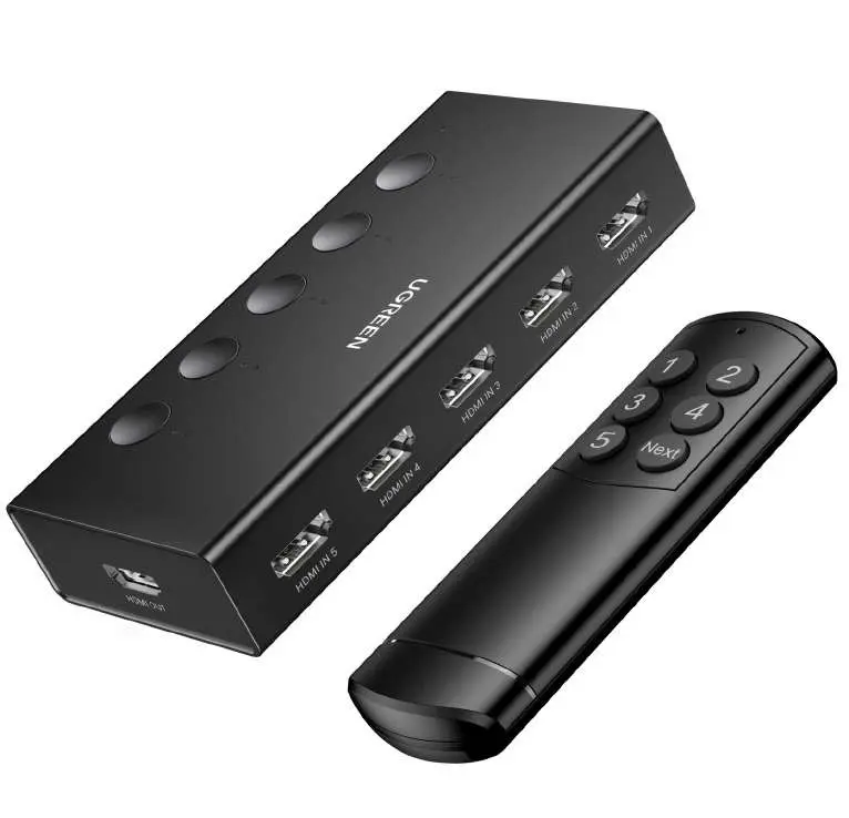 UGREEN 90512 5-IN 1-OUT HDMI Switch - Shopo.lk Sri Lanka