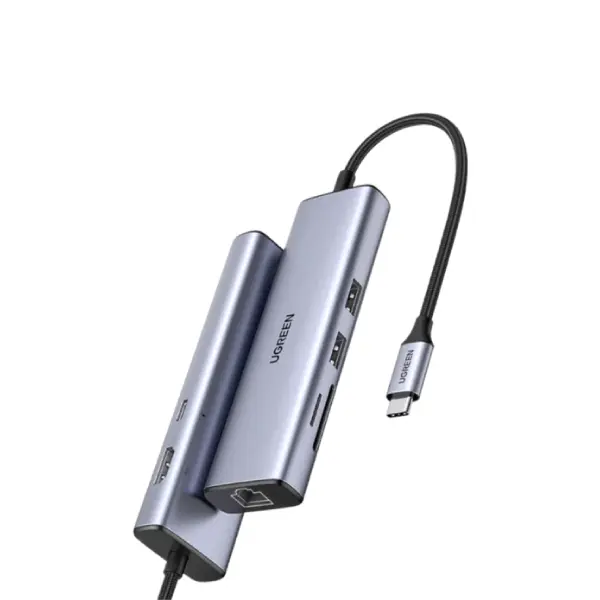 UGREEN 90568 7-in-1 USB-C Hub 4K@30Hz HDMI RJ45 Ethernet - Shopo.lk Sri Lanka