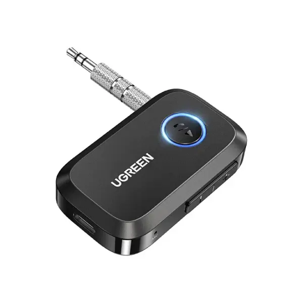 UGREEN 90748 3.5mm Aux Bluetooth 5.3 Audio Transfer Adapter for Vehicle - Shopo.lk Sri Lanka