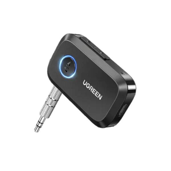 UGREEN 90748 3.5mm Aux Bluetooth 5.3 Audio Transfer Adapter for Vehicle - Shopo.lk Sri Lanka