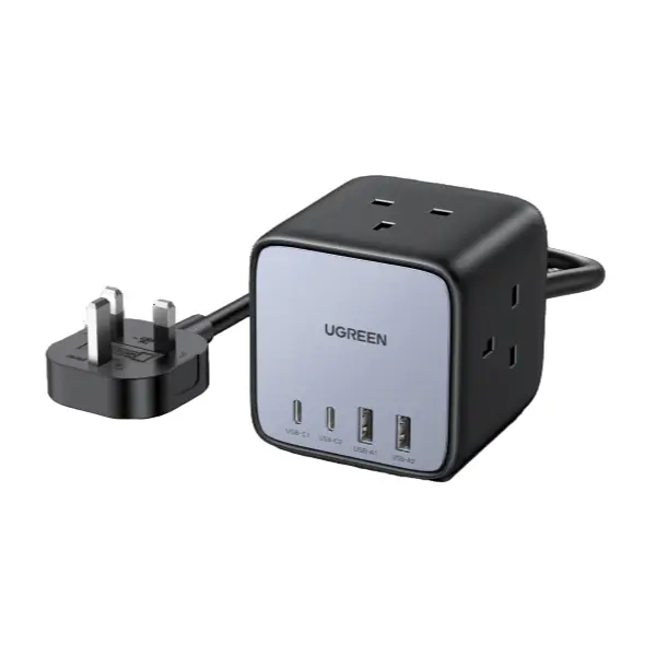 UGREEN 90906 65W USB C GaN Charging Station-7 Ports Diginest Cube Desktop Charger - Shopo.lk Sri Lanka