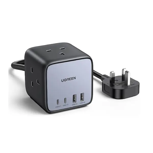 UGREEN 90906 65W USB C GaN Charging Station-7 Ports Diginest Cube Desktop Charger - Shopo.lk Sri Lanka