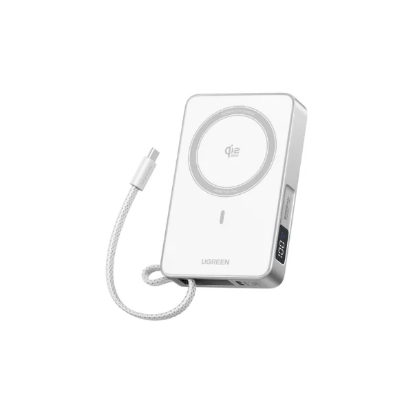 UGREEN 95027B MagFlow 10000mAh 25W Magnetic Wireless Power Bank - Shopo.lk Sri Lanka