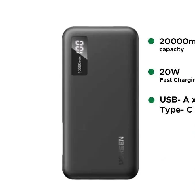 UGREEN 95424B 20W 20000 Fast Charging Power Bank - Shopo.lk Sri Lanka