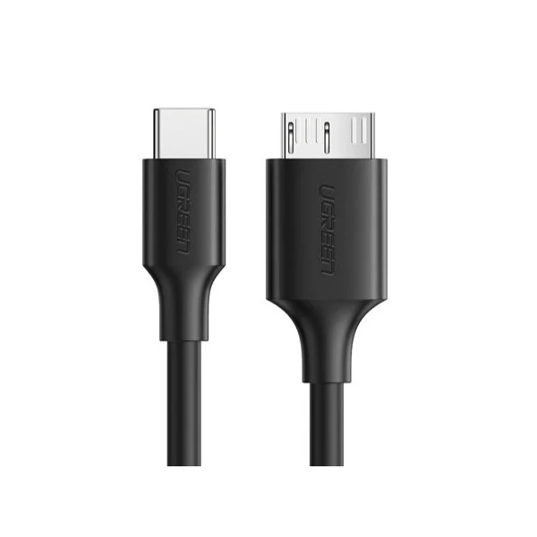 UGREEN cable USB Type C - micro USB Type B SuperSpeed 3.0 cable 1m black US312 20103 - Shopo.lk Sri Lanka